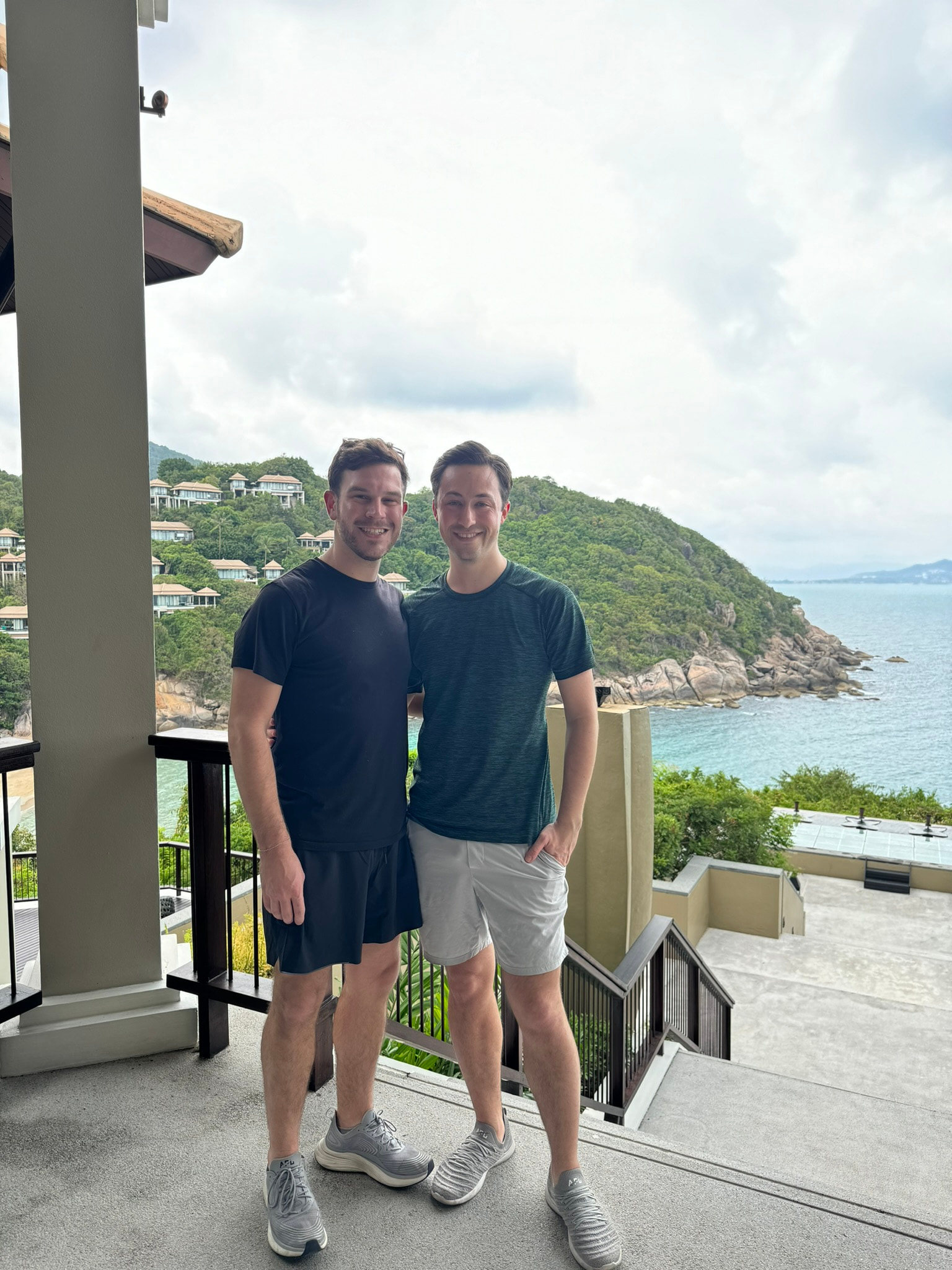 Phil and Zack together on their honeymoon in Thailand