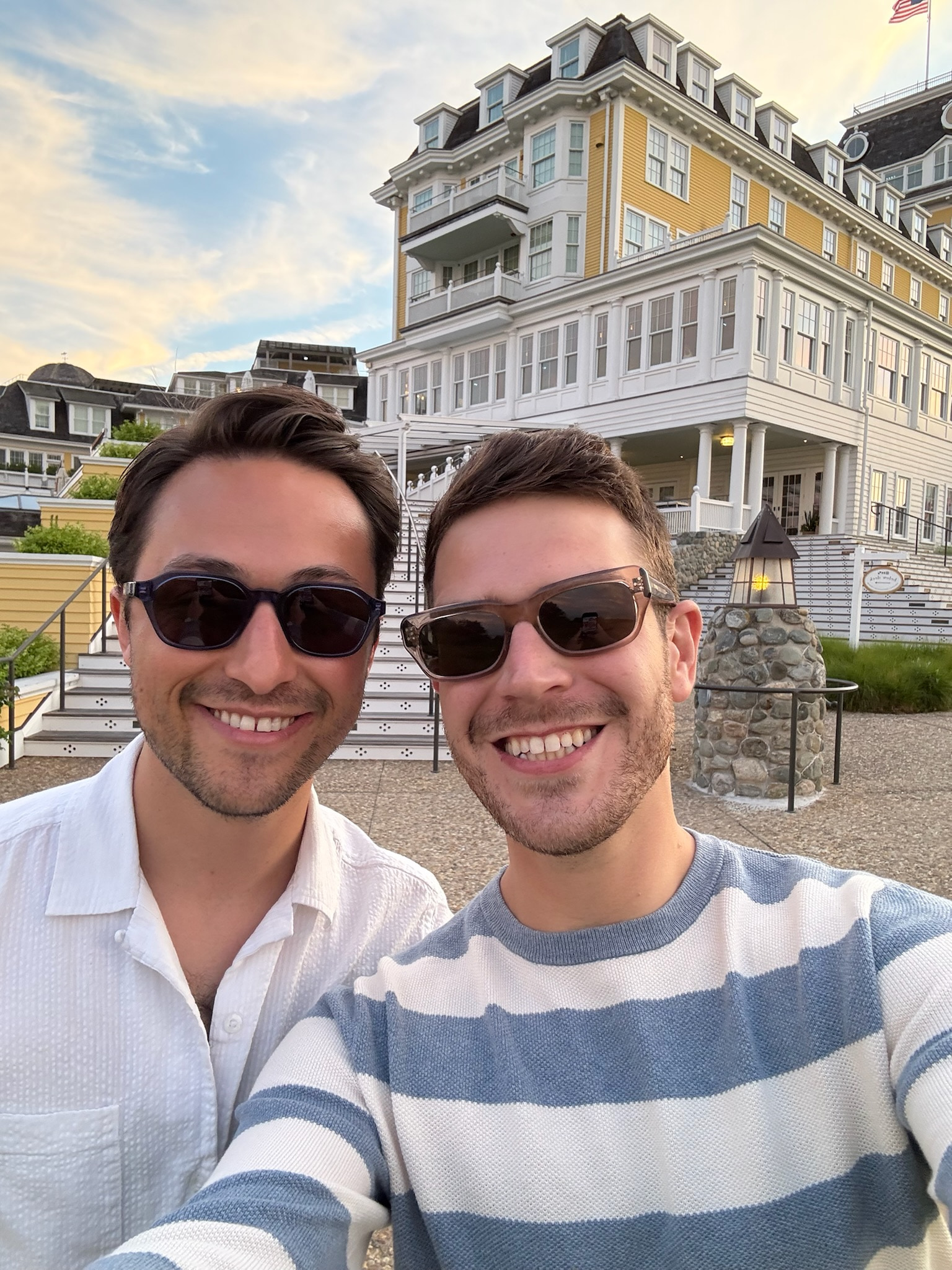 Phil and Zack together in Newport, Rhode Island