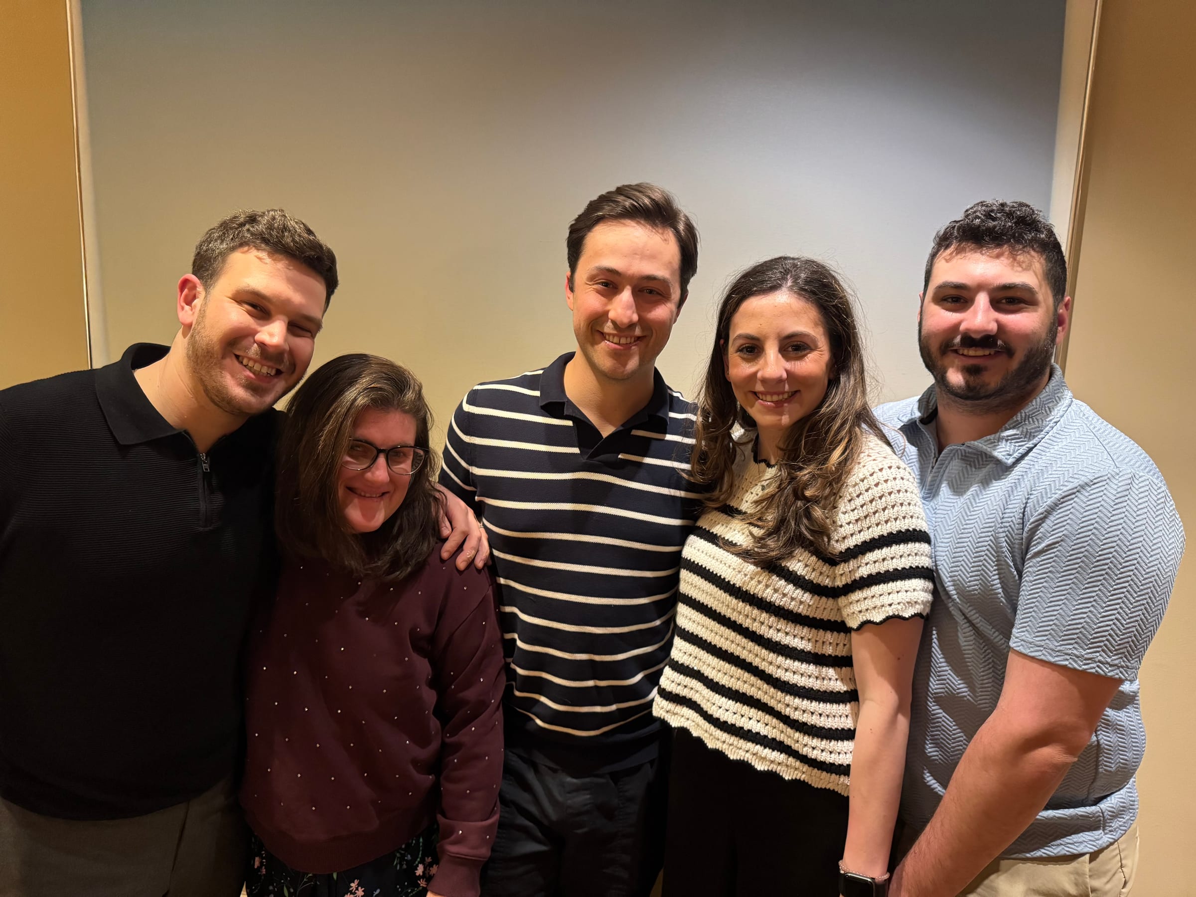Phil and Zack with family and friends