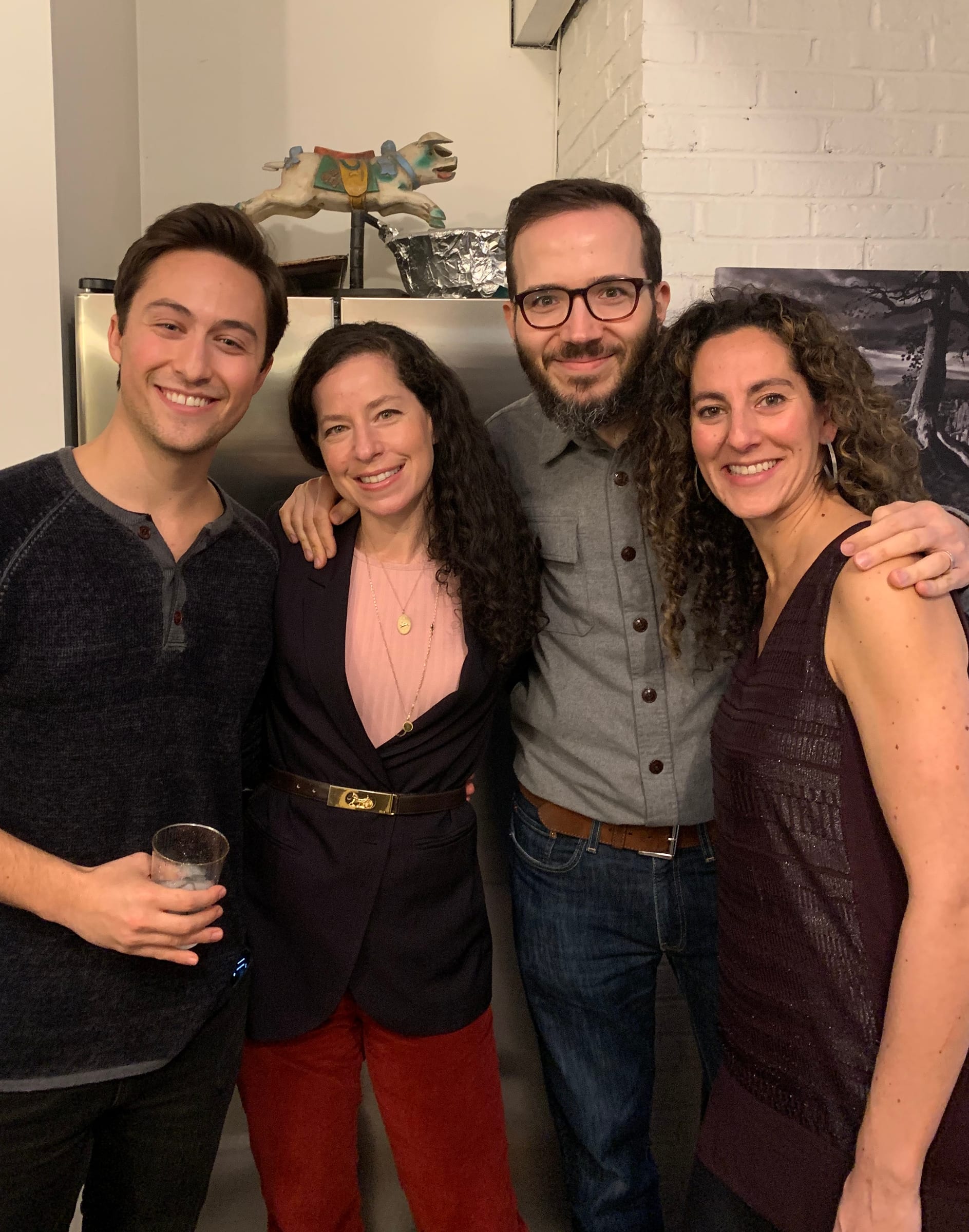 Phil and Zack with friends